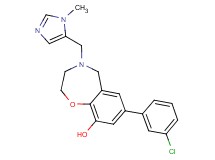 7-(3-chlorophenyl)-4-[(1-methyl-1H-imidazol-5-yl)methyl]-2,3,4,5-tetrahydro-1,4-benzoxazepin-9-ol