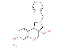 [(3aS*,9bS*)-7-methoxy-2-(pyridin-3-ylmethyl)-1,2,3,9b-tetrahydrochromeno[3,4-c]pyrrol-3a(4H)-yl]methanol