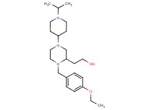 2-[1-(4-ethoxybenzyl)-4-(1-isopropyl-4-piperidinyl)-2-piperazinyl]ethanol