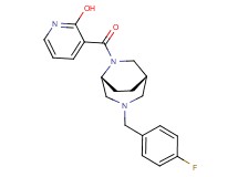 3-{[(1S*,5R*)-3-(4-fluorobenzyl)-3,6-diazabicyclo[3.2.2]non-6-yl]carbonyl}pyridin-2-ol