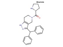 3-(diphenylmethyl)-5-D-prolyl-4,5,6,7-tetrahydro-1H-pyrazolo[4,3-c]pyridine