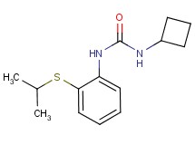 N-cyclobutyl-N'-[2-(isopropylthio)phenyl]urea
