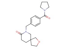 7-[4-(pyrrolidin-1-ylcarbonyl)benzyl]-2-oxa-7-azaspiro[4.5]decan-8-one