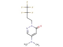 5-(dimethylamino)-2-(3,3,4,4,4-pentafluorobutyl)-3(2H)-pyridazinone