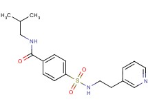 N-isobutyl-4-({[2-(3-pyridinyl)ethyl]amino}sulfonyl)benzamide