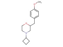 4-cyclobutyl-2-(4-methoxybenzyl)morpholine