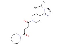 1-{4-[4-(1-isopropyl-1H-imidazol-2-yl)piperidin-1-yl]-4-oxobutanoyl}azepane
