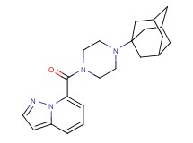7-{[4-(1-adamantyl)-1-piperazinyl]carbonyl}pyrazolo[1,5-a]pyridine