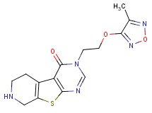 3-{2-[(4-methyl-1,2,5-oxadiazol-3-yl)oxy]ethyl}-5,6,7,8-tetrahydropyrido[4',3':4,5]thieno[2,3-d]pyrimidin-4(3H)-one