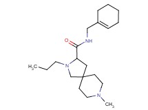 N-(1-cyclohexen-1-ylmethyl)-8-methyl-2-propyl-2,8-diazaspiro[4.5]decane-3-carboxamide