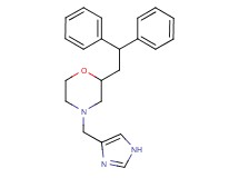 2-(2,2-diphenylethyl)-4-(1H-imidazol-4-ylmethyl)morpholine