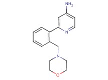 2-[2-(morpholin-4-ylmethyl)phenyl]pyridin-4-amine