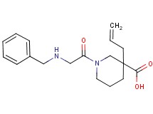 3-allyl-1-(N-benzylglycyl)-3-piperidinecarboxylic acid