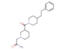 2-(3-{[4-(2-phenylethyl)-1-piperidinyl]carbonyl}-1-piperidinyl)acetamide