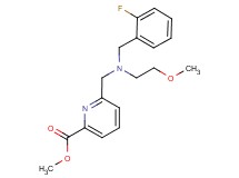 methyl 6-{[(2-fluorobenzyl)(2-methoxyethyl)amino]methyl}pyridine-2-carboxylate