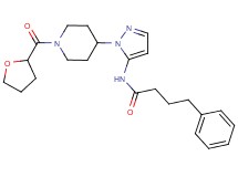 4-phenyl-N-{1-[1-(tetrahydro-2-furanylcarbonyl)-4-piperidinyl]-1H-pyrazol-5-yl}butanamide