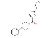 1-[(2-propyl-1,3-thiazol-4-yl)carbonyl]-4-pyridin-2-ylpiperazine