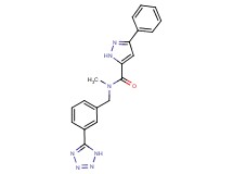 N-methyl-3-phenyl-N-[3-(1H-tetrazol-5-yl)benzyl]-1H-pyrazole-5-carboxamide