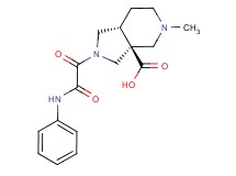 (3aS*,7aR*)-2-[anilino(oxo)acetyl]-5-methyloctahydro-3aH-pyrrolo[3,4-c]pyridine-3a-carboxylic acid