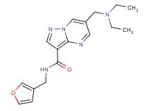 6-[(diethylamino)methyl]-N-(3-furylmethyl)pyrazolo[1,5-a]pyrimidine-3-carboxamide