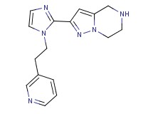 2-{1-[2-(3-pyridinyl)ethyl]-1H-imidazol-2-yl}-4,5,6,7-tetrahydropyrazolo[1,5-a]pyrazine dihydrochloride