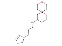 1,9-dioxaspiro[5.5]undec-4-yl[3-(1H-imidazol-1-yl)propyl]amine