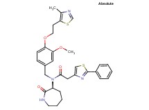 N-{3-methoxy-4-[2-(4-methyl-1,3-thiazol-5-yl)ethoxy]benzyl}-N-[(3S)-2-oxo-3-azepanyl]-2-(2-phenyl-1,3-thiazol-4-yl)acetamide