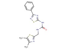 N-[(4,5-dimethyl-1,3-thiazol-2-yl)methyl]-N'-(3-phenyl-1,2,4-thiadiazol-5-yl)urea