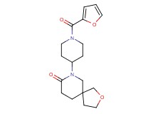 7-[1-(2-furoyl)piperidin-4-yl]-2-oxa-7-azaspiro[4.5]decan-8-one