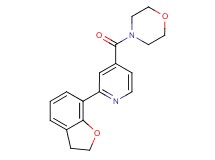 4-[2-(2,3-dihydro-1-benzofuran-7-yl)isonicotinoyl]morpholine