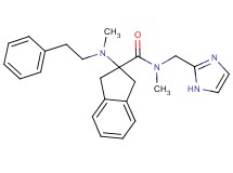 N-(1H-imidazol-2-ylmethyl)-N-methyl-2-[methyl(2-phenylethyl)amino]-2-indanecarboxamide