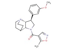 (3S*,3aR*,7aR*)-3-(3-methoxyphenyl)-1-[(5-methylisoxazol-4-yl)carbonyl]octahydro-4,7-ethanopyrrolo[3,2-b]pyridine