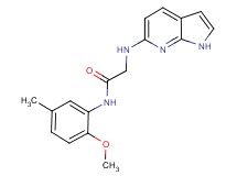 N~1~-(2-methoxy-5-methylphenyl)-N~2~-1H-pyrrolo[2,3-b]pyridin-6-ylglycinamide