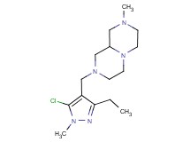 2-[(5-chloro-3-ethyl-1-methyl-1H-pyrazol-4-yl)methyl]-8-methyloctahydro-2H-pyrazino[1,2-a]pyrazine