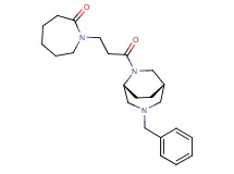 1-{3-[(1S*,5R*)-3-benzyl-3,6-diazabicyclo[3.2.2]non-6-yl]-3-oxopropyl}azepan-2-one