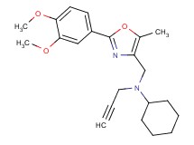 N-{[2-(3,4-dimethoxyphenyl)-5-methyl-1,3-oxazol-4-yl]methyl}-N-2-propyn-1-ylcyclohexanamine