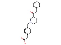(4-{[3-(phenylacetyl)-1-piperidinyl]methyl}phenyl)acetic acid