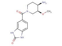 5-{[(3S*,4R*)-4-amino-3-methoxypiperidin-1-yl]carbonyl}-1,3-dihydro-2H-benzimidazol-2-one