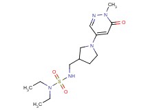 N,N-diethyl-N'-{[1-(1-methyl-6-oxo-1,6-dihydro-4-pyridazinyl)-3-pyrrolidinyl]methyl}sulfamide