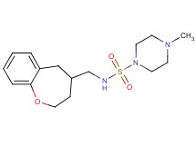 4-methyl-N-(2,3,4,5-tetrahydro-1-benzoxepin-4-ylmethyl)piperazine-1-sulfonamide