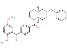 (4-{[(4aR*,8aS*)-6-benzyloctahydro-1,6-naphthyridin-1(2H)-yl]carbonyl}phenyl)(2,5-dimethoxyphenyl)methanone