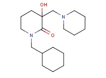 1-(cyclohexylmethyl)-3-hydroxy-3-(1-piperidinylmethyl)-2-piperidinone