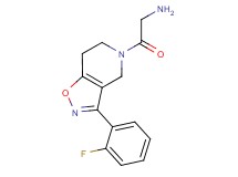 2-[3-(2-fluorophenyl)-6,7-dihydroisoxazolo[4,5-c]pyridin-5(4H)-yl]-2-oxoethanamine