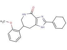 2-cyclohex-1-en-1-yl-7-(2-methoxyphenyl)-5,6,7,8-tetrahydroimidazo[4,5-c]azepin-4(1H)-one