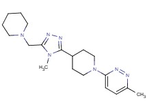 3-methyl-6-{4-[4-methyl-5-(piperidin-1-ylmethyl)-4H-1,2,4-triazol-3-yl]piperidin-1-yl}pyridazine