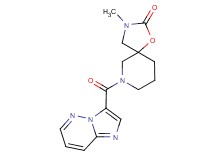 7-(imidazo[1,2-b]pyridazin-3-ylcarbonyl)-3-methyl-1-oxa-3,7-diazaspiro[4.5]decan-2-one