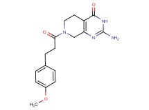 2-amino-7-[3-(4-methoxyphenyl)propanoyl]-5,6,7,8-tetrahydropyrido[3,4-d]pyrimidin-4(3H)-one