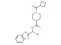N-[1-(1H-benzimidazol-2-yl)ethyl]-1-(cyclobutylcarbonyl)-4-piperidinecarboxamide