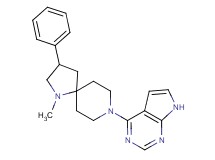 1-methyl-3-phenyl-8-(7H-pyrrolo[2,3-d]pyrimidin-4-yl)-1,8-diazaspiro[4.5]decane