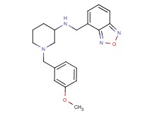 N-(2,1,3-benzoxadiazol-4-ylmethyl)-1-(3-methoxybenzyl)-3-piperidinamine